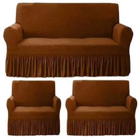 BROWN TURKISH STYLE Sofa Covers Imported Quality