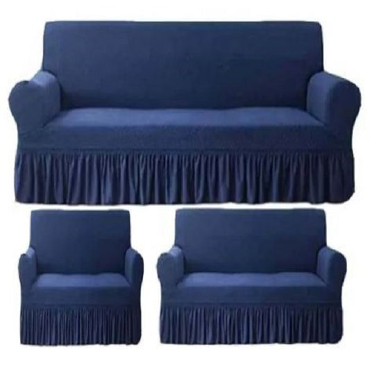 NAVY TURKISH STYLE Sofa Covers Imported Quality