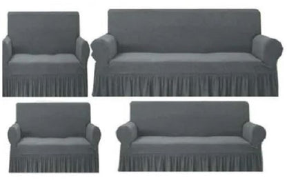 GREY TURKISH STYLE Sofa Covers Imported Quality