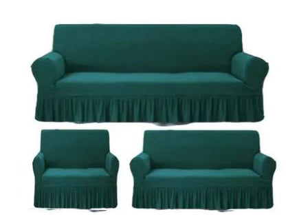 GREEN TURKISH STYLE Sofa Covers Imported Quality