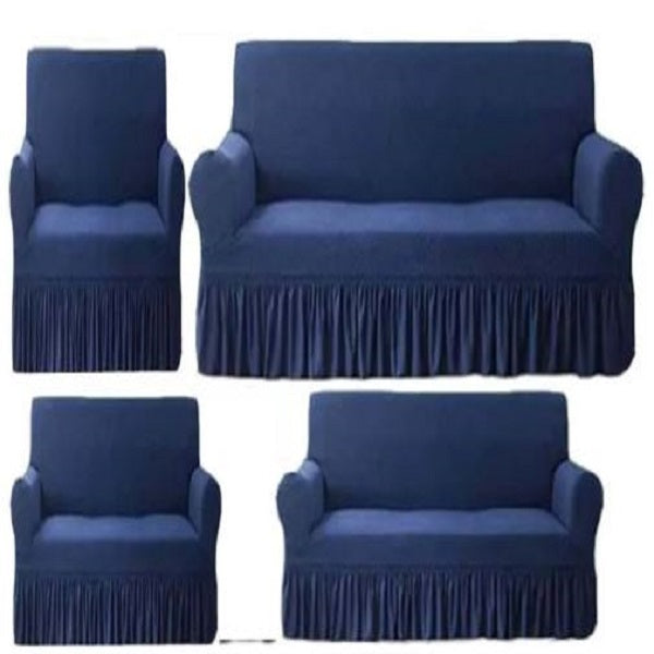 NAVY TURKISH STYLE Sofa Covers Imported Quality